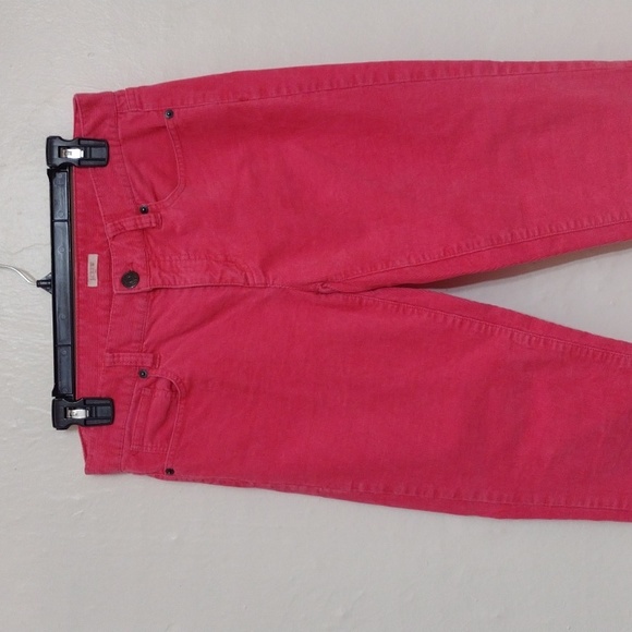 J Crew Bright Pink Toothpick Cords Size 28 - Picture 2 of 10